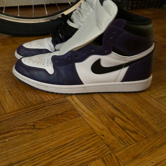 Purple and White Nike - Panda - Size 12 Men - Picture 2 of 3